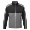 Sunderland Matterhorn Waterproof Golf Jacket 2 Sunderland Matterhorn Waterproof Golf Jacket -Ping Sales Store Sunderland SS23 Matterhorn Waterproof Jacket SUNMR91 MAT WJSUN060 S Gunmetal Black White Front