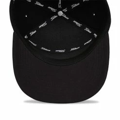 Titleist Oceanside Wool Golf Cap -Ping Sales Store Titleist Oceanside Wool Golf Cap Black White 4