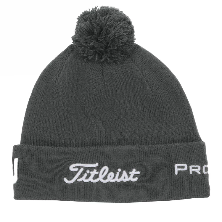 Titleist Tour Pom Pom Golf Beanie 3 Titleist Tour Pom Pom Golf Beanie