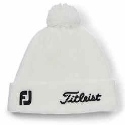 Titleist Tour Pom Pom Golf Beanie -Ping Sales Store Titleist Tour Pom Pom Golf Beanie White Black 4