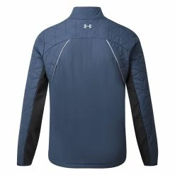 Underarmour Under Armour CG Reactor Golf Wind Jacket -Ping Sales Store Under Armour AW21 CG Reactor Thermal Wind Jacket 1364642 408 Code WTUND083 Academy Black back