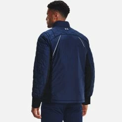 Underarmour Under Armour CG Reactor Golf Wind Jacket -Ping Sales Store Under Armour AW21 CG Reactor Thermal Wind Jacket 1364642 408 Code WTUND083 Academy Black model 3