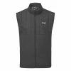 Underarmour Under Armour CG Reactor Golf Wind Vest -Ping Sales Store Under Armour AW22 CG Reactor VLAP Golf Vest Wind Top 1376336 001 WTUND101 BlackReflective Front