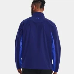 Underarmour Under Armour Storm Proof 2.0 Waterproof Golf Jacket -Ping Sales Store Under Armour AW22 Stormproof 2.0 Waterproof Jacket 1371596 456 WJUND014 Bauhaus Blue Versa Blue Versa Blue Model 1