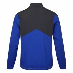 Underarmour Under Armour Storm Windstrike 1/2 Zip Golf Wind Top -Ping Sales Store Under Armour AW22 Storm Windstrike Half Zip Wind Top 1370156 456 WTUND097 L Bauhaus Blue Oxford Blue Black Back
